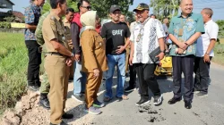 Warga Lega, Gubernur Luthfi Targetkan Jalan Cepu-Randublatung Mulus Tanpa Lubang dan Tuntas Tahun Ini