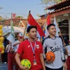 Kirab Bertema Piala Dunia Sambut Hari Pertama MPLS SDN Tugurejo 01 Semarang