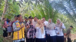 Rofik Hananto Bersama Bupati Banjarnegara Tinjau Proyek Jembatan Gantung Desa Luwung-Gumiwang