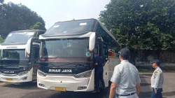 Jamin Keselamatan Libur Sekolah, Dishub Banjarnegara Gelar Ramp Check Bus