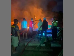 Dua Rumah di Kangkung Kendal Ludes Terbakar, Diduga Akibat Korsleting