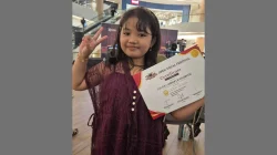 Siswi MI Darul Falah, Zaviera Sabet Gold Award di Ajang Open Vocal Festival