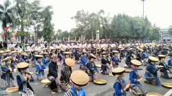 Hari Jadi ke-477 Kudus Bakal Bidik Rekor MURI Lewat Tari Lajur Caping Kalo