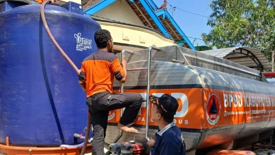 BPBD Kudus Salurkan Bantuan Air Bersih untuk 1.091 Warga Glagahwaru