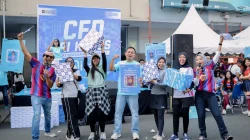 BRI Cabang Kudus Hadirkan Promo Kartu Barcelona dan BRImo di Ajang CFD