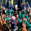 Ribuan Pelajar di Pemalang Tumpah Ruah Rayakan Festival Sayang Anak, Ada Camat Dandan Ala Semar