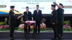 Resmi Dilantik Jadi Sekda Pemalang, Ini Pesan Penting Bupati untuk Bagus Sutopo