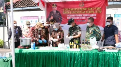 Kejari Pemalang Musnahkan Barang Bukti 52 Perkara, Kasus Narkoba Mendominasi