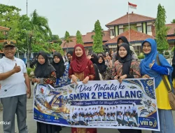 SMPN 2 Pemalang Rayakan Dies Natalis ke-74 dengan Karnaval dan Perlombaan
