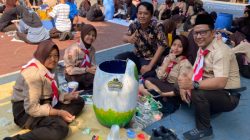 SMP 1 Kudus Asah Kreativitas Siswa Lewat Lomba Melukis Tong Sampah
